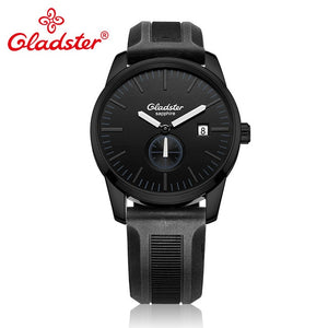 Gladster Luxury Sports Calendar Silicone Male Watch Quartz Japan MIYOTA GP11-3H