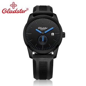 Gladster Luxury Sports Calendar Silicone Male Watch Quartz Japan MIYOTA GP11-3H