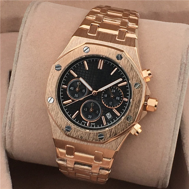 Mens Watches Top Brand Luxury watches Men Quartz Steel Army Military AP Watches Male Business Wristwatch for Men