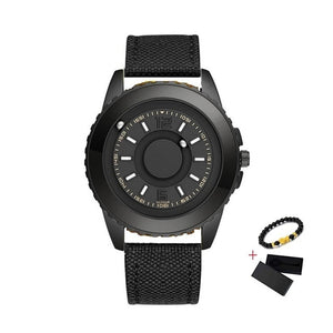 2020 Fashion Magnetic Ball Show Watch Men Luxury EUTOUR Waterproof Mens WristWatches Nylon Strap Quartz Watch erkek kol saati